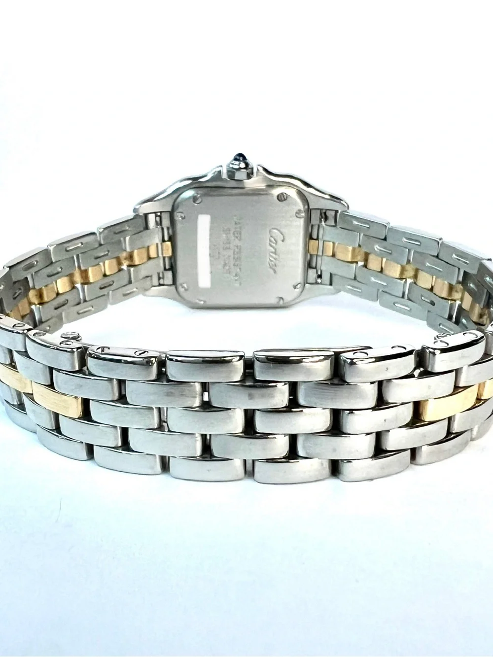 CARTIER PANTHERE Quartz 23mm 1 Row Gold Watch Cream Dial